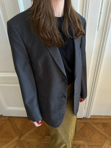 Vlněné sako s jemným proužkem